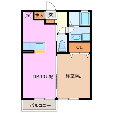 平田町駅 徒歩13分 1階の物件間取画像